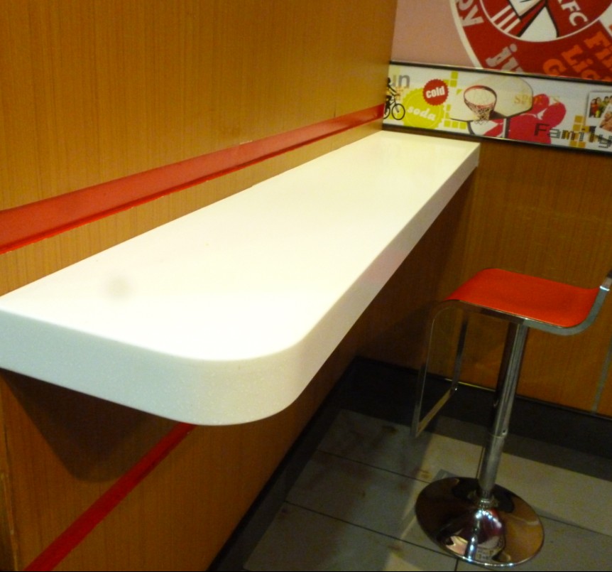 Zuiver wit stevige ondergrond bartafel/bar salontafel/lange smalle ...