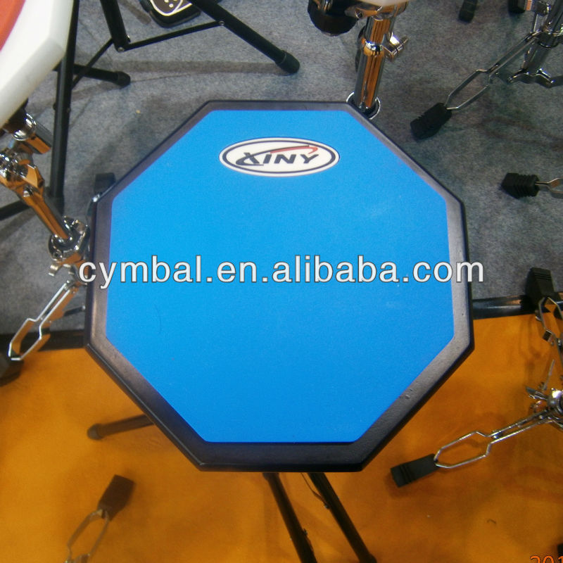 パーカッション熱い販売! 新しい設計されたゴムの練習ドラムパッド12''仕入れ・メーカー・工場