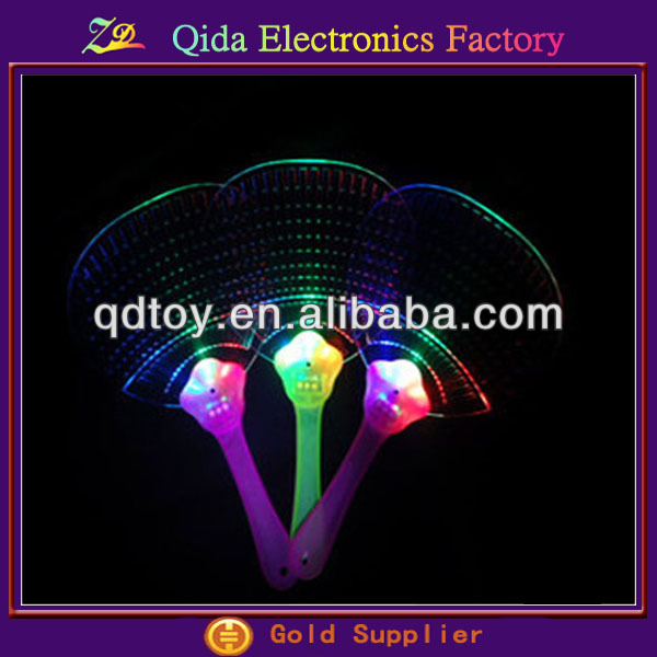 プラスチック手のファンled/ledファン/手のファンを率いて仕入れ・メーカー・工場