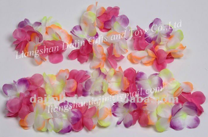 多色刷りのハワイの花のleis仕入れ・メーカー・工場