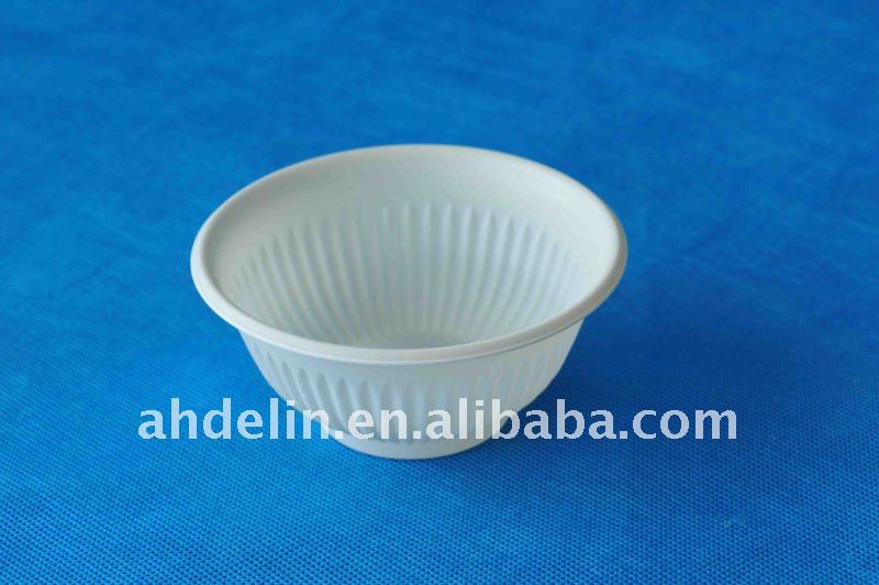 SGS, FDA| PP| DLW-09 Biodegradable disposable corn starch 300ml bowl