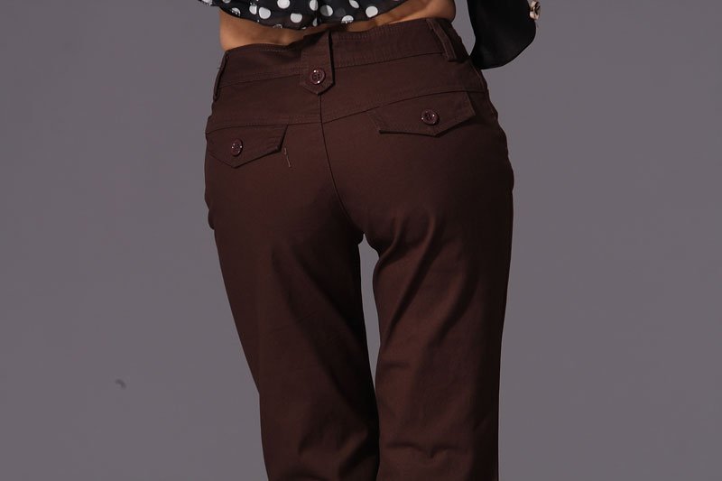 Free Shipping,2012, spring, new, big size show thin, mid waist, cotton, including hip, casual pants, trousers, micro speaker