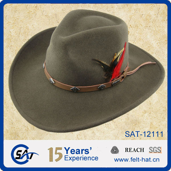 フォーマル2014年100%ホンウールフェルト帽子メンズ帽子 ホン メンズ帽子問屋・仕入れ・卸・卸売り