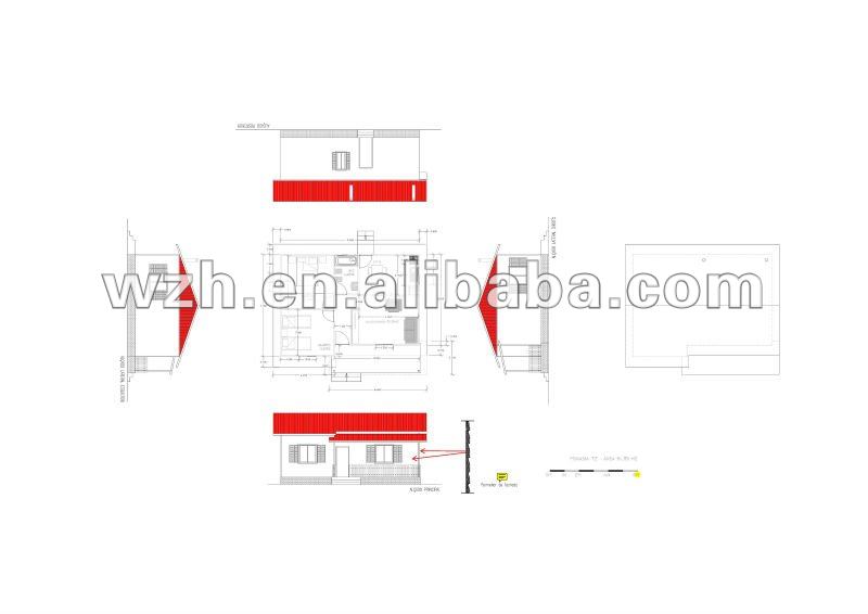 two story / floor house for living,View 2 story house,WZH Product ...
