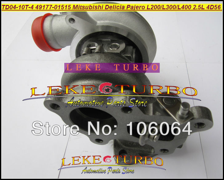 TD04-10T-4 49177-01515 turbo for Mitsubishi L300 4WD Delicia Pajero Shogun L200 L400 2.5LD 4D56 water cooled turbocharger (3)