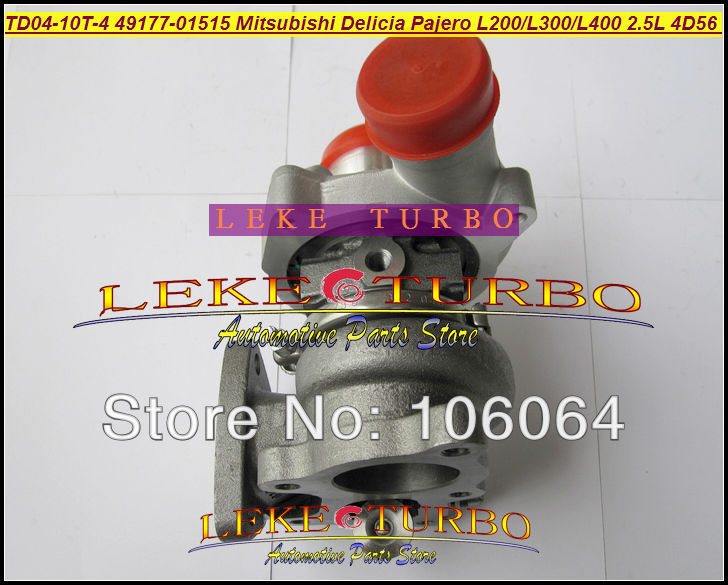 TD04-10T-4 49177-01515 turbo for Mitsubishi L300 4WD Delicia Pajero Shogun L200 L400 2.5LD 4D56 water cooled turbocharger (4)