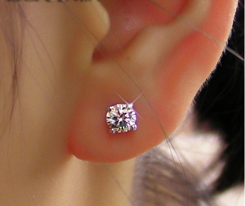 real gold diamond earrings