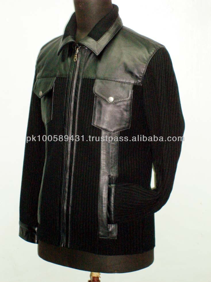 オリジナル羊革製本革ジャケット/ジャケット男性用/パキスタンで革製品問屋・仕入れ・卸・卸売り