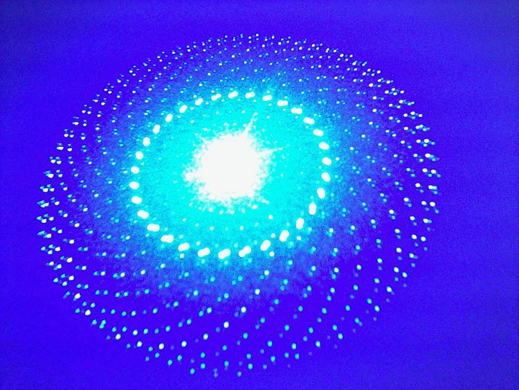 2000mw/2w 445nm focusable blue burning laser pointer light cigars pop