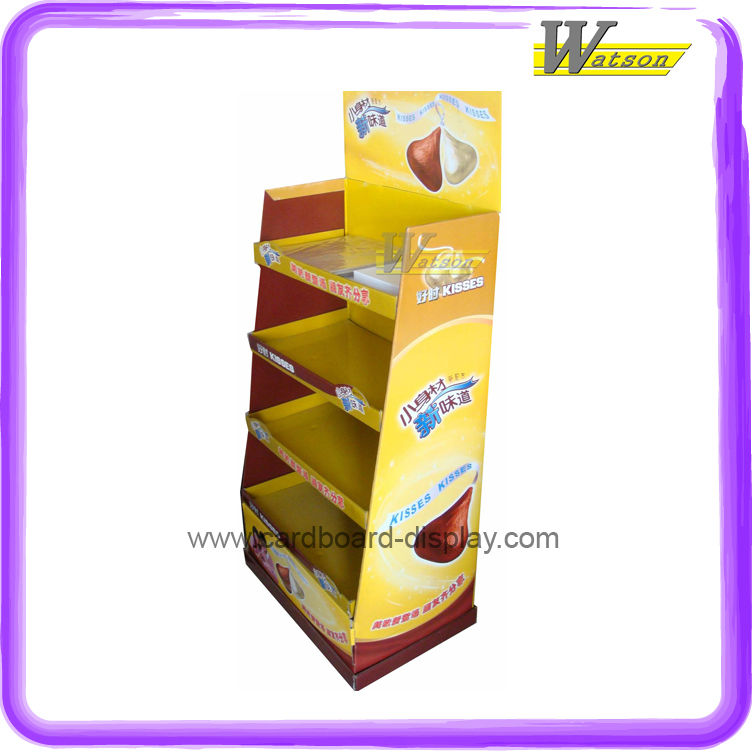 Cardboard Paper Display Rack for Mini Egg Cakes or Chocolates