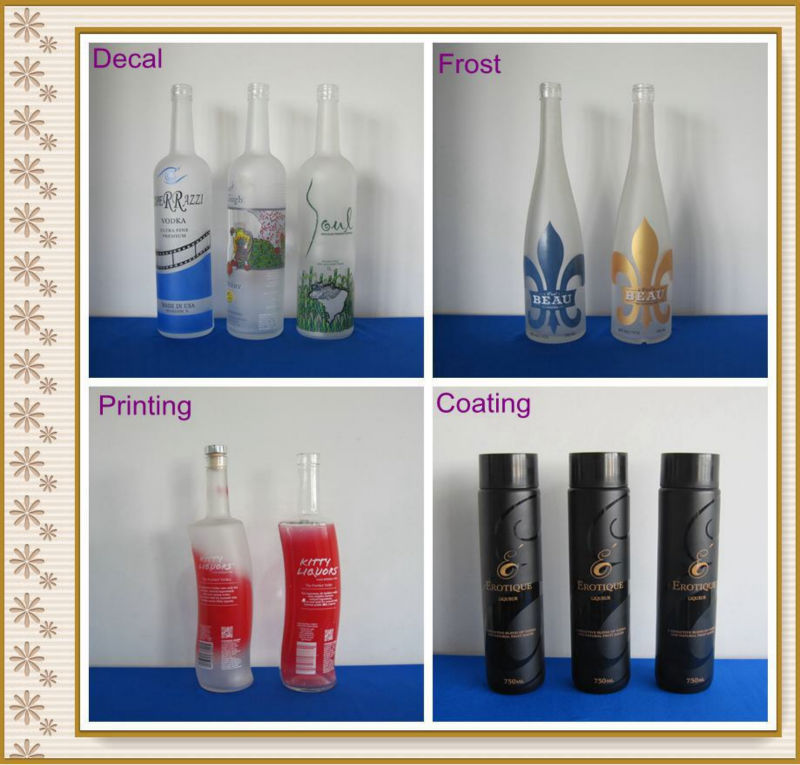 375ML THICK BOTTOM VODKA BOTTLE, SUPER PREMIUM VODKA BOTTLE