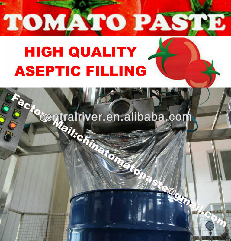 Tomato paste 36-38 Brix Cold break 2013 Crop