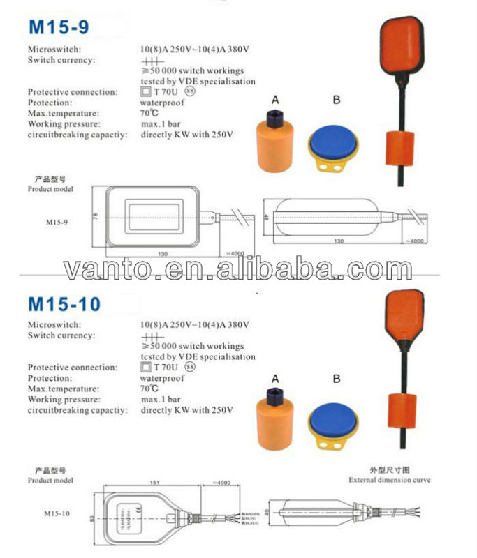 M15-2フロートスイッチ問屋・仕入れ・卸・卸売り