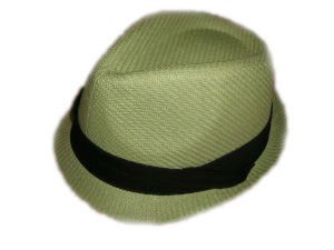 green fedora hat