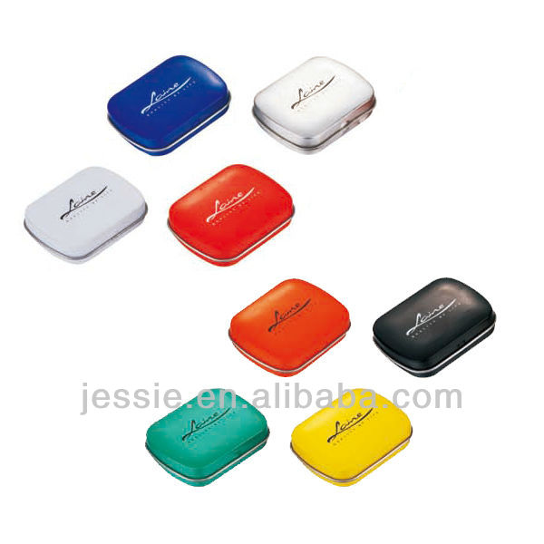 Pepper Mints in Tin Case with Hinges Sugar Free