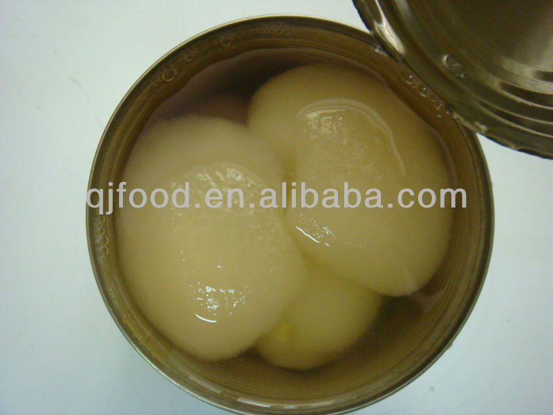canned snow pear in syrup