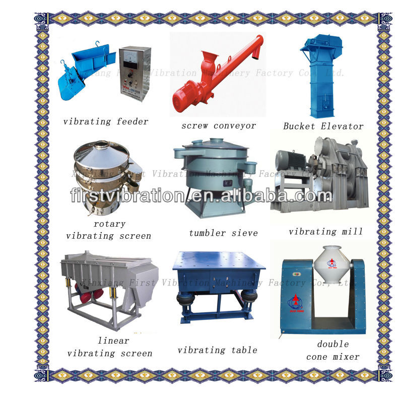 Vibrator screen machine for black pepper