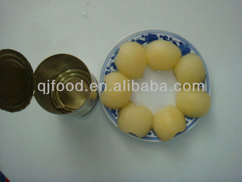 canned snow pear in syrup