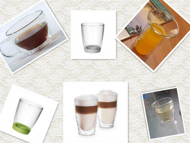 elegant borosilicate handblown champagne glass cup