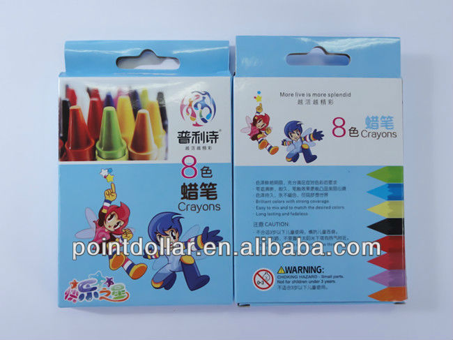 子供クレヨン/クレヨンセットのための可愛い子供/8クレヨンセット問屋・仕入れ・卸・卸売り