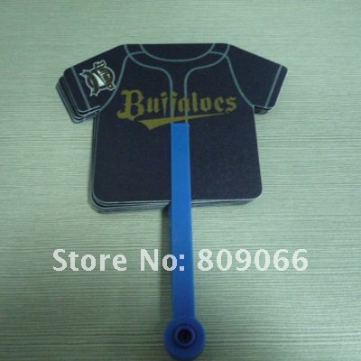 black 7pcs promotion PP promotional fold fan black 7pcs promotion PP promotional fold fan