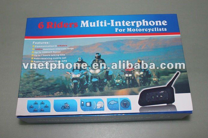ベストセラー2013vnetphone6ライダーインターコムdk118-v6/bluetoothインターコム問屋・仕入れ・卸・卸売り