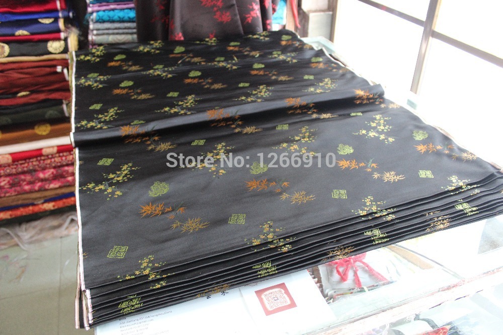 chinese silk brocade fabric cheongsam cushion bl...