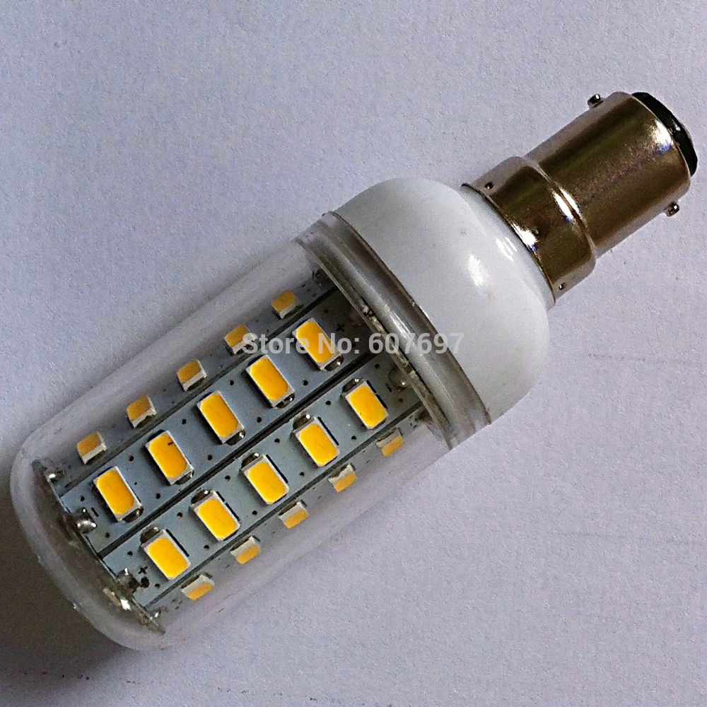 BA15D LED 48-5730 Candelabra SMD 110V 120V 9W Warm White lights Corn bulb