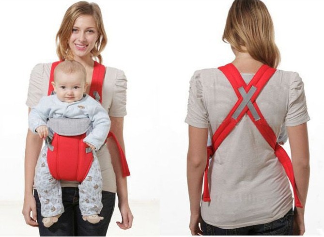 Europe shoulders padded baby sling carriers newbor...