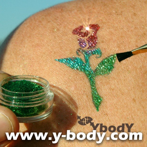 airbrush tattoo paint. See larger image: Glitter Tattoo Ink. Add to My 