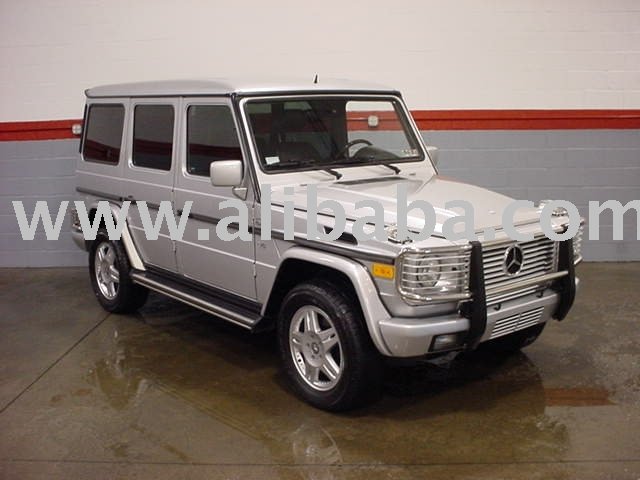 White Mercedes G500. Benz G-Class G500 Used Car