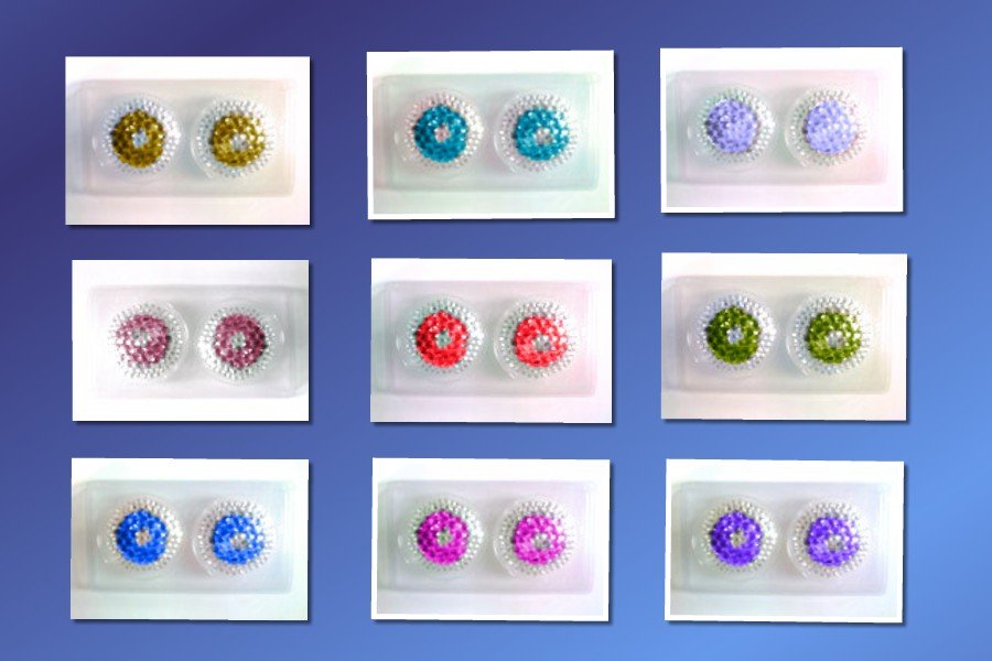 See larger image: Self-Adhesive-Rhinestone Nipple Covers, Reauable Up To 50 