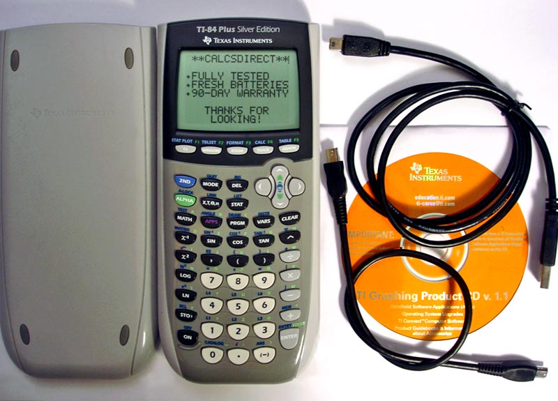 Refurbished TI-84 Plus Silver Edition Graphing Calculator