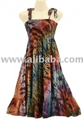 Tie-dye sun dresses