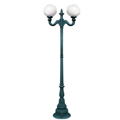 Cast Iron Lamp on Cast Iron Post   Wrought Iron Works