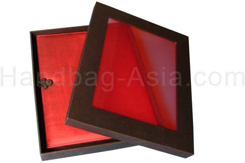 wedding silk invitation boxes