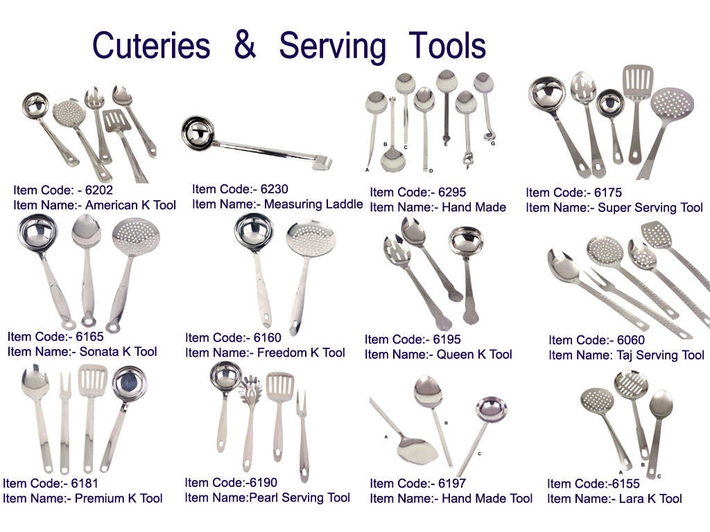 names of serving serving kitchen Cutlery Tools,   & & Cutlery utensils tools Kitchen Serving  View