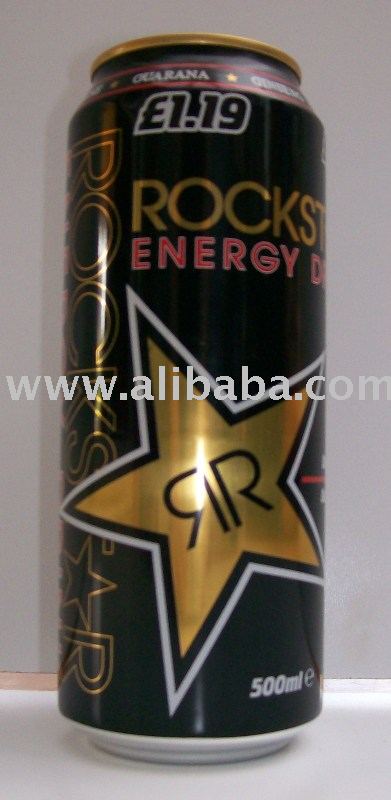 Rockstar Energy Drink Can. Rockstar Energy Drink Cans