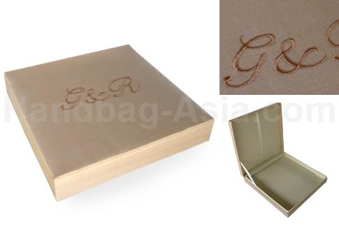 Thai silk boxes silk folder silk folios wooden silk boxes silk jewelry box