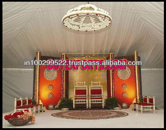 See larger image INDIAN WEDDING CARVED JHROKHA BACKDROP