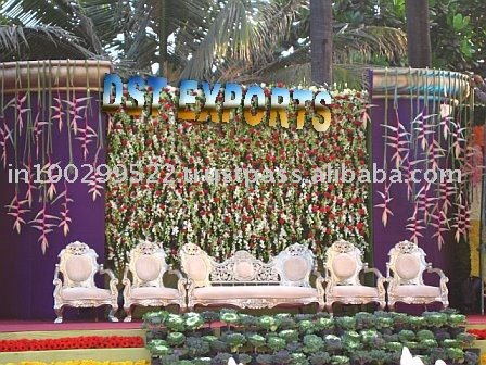 See larger image INDIAN WEDDING RECEPTION STAGE