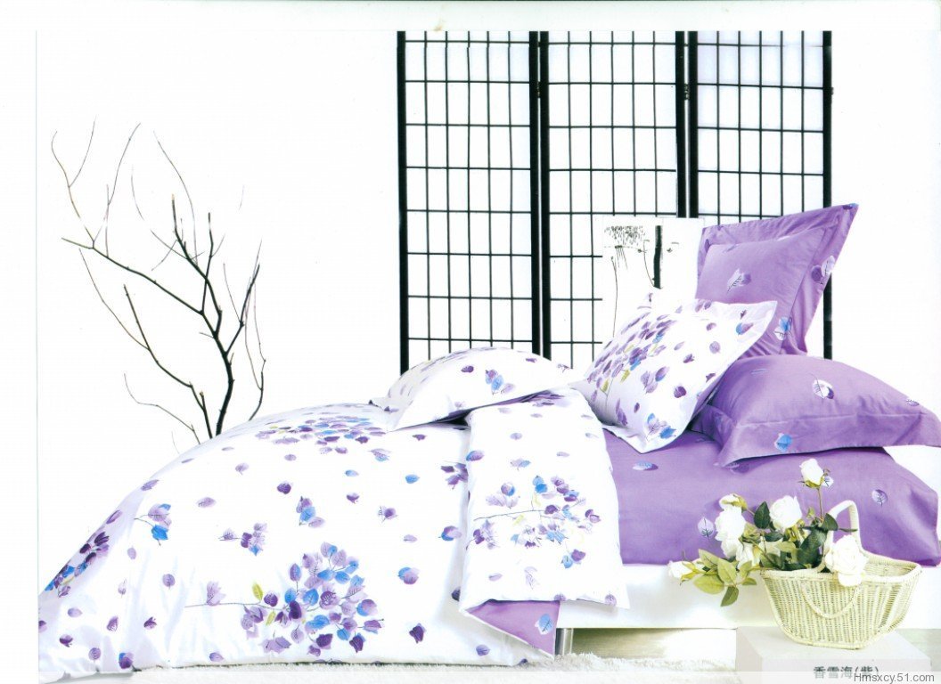 purple queen bedding