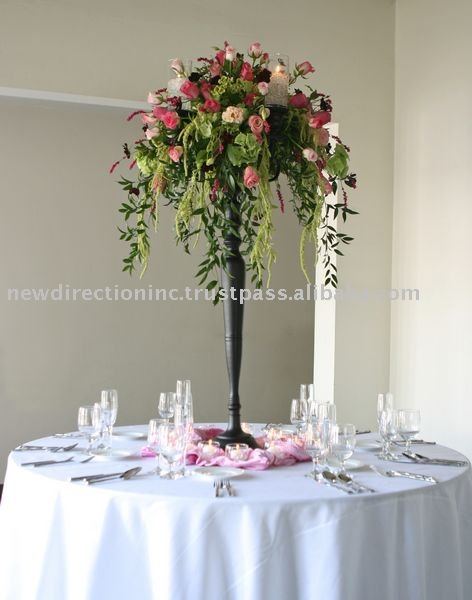 wedding candelabra flowers