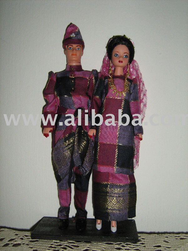 See larger image Malay Wedding Couples doll