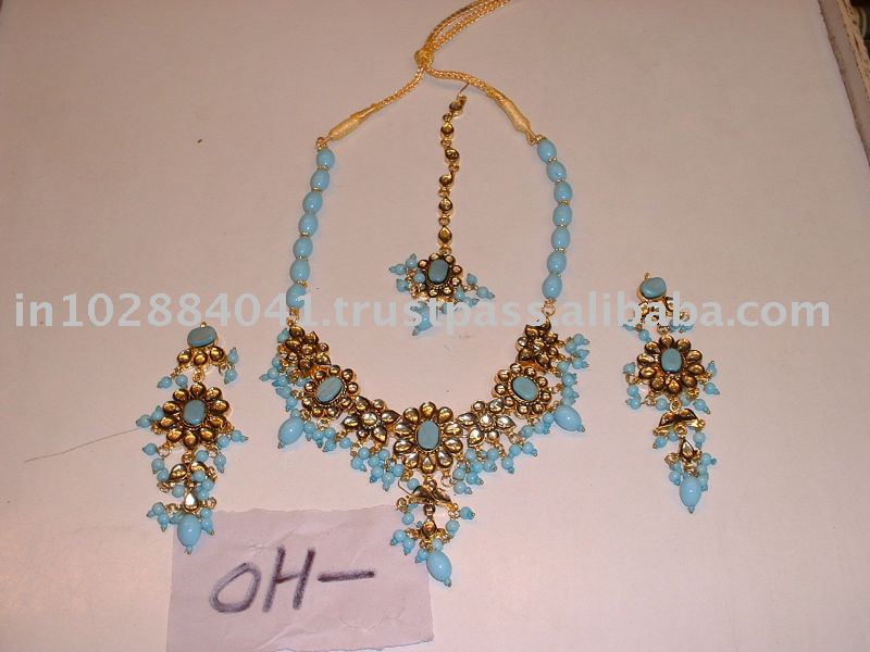 ... Jewellery ~ Artificial Gold Kundan Polki Bridal Jewellery Set