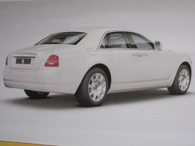 Rolls Royce GHOST New Car in White with Leather creambeige December 2009 