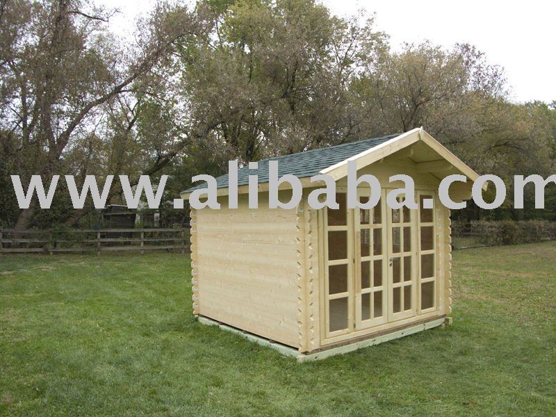 All Natural Wood Garden Shed