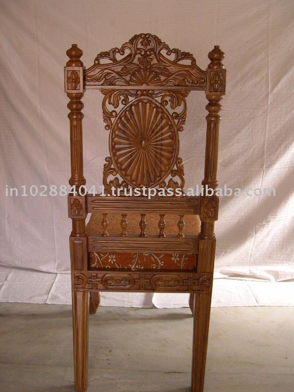 ANTIQUE HAND CARVED WOOD CHAIRS-ANTIQUE HAND CARVED WOOD CHAIRS