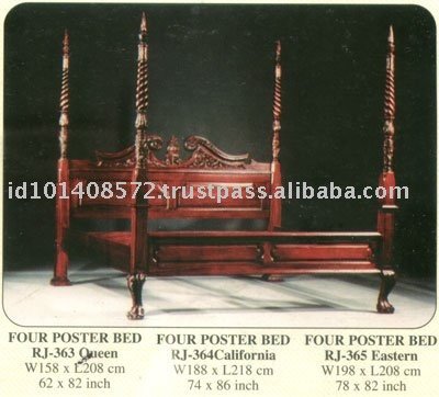 Poster  on Four Poster Bed Mahogany Indoor Furniture  Products  Buy Four Poster