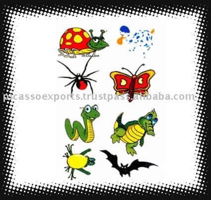 10 Sheets Skin Body Art Temporary Tattoo Sticker / Decals TC